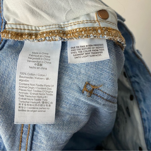 Madewell Relaxed Jeans in Cresthaven Wash Ripped Edition size 25 - Picture 12 of 14